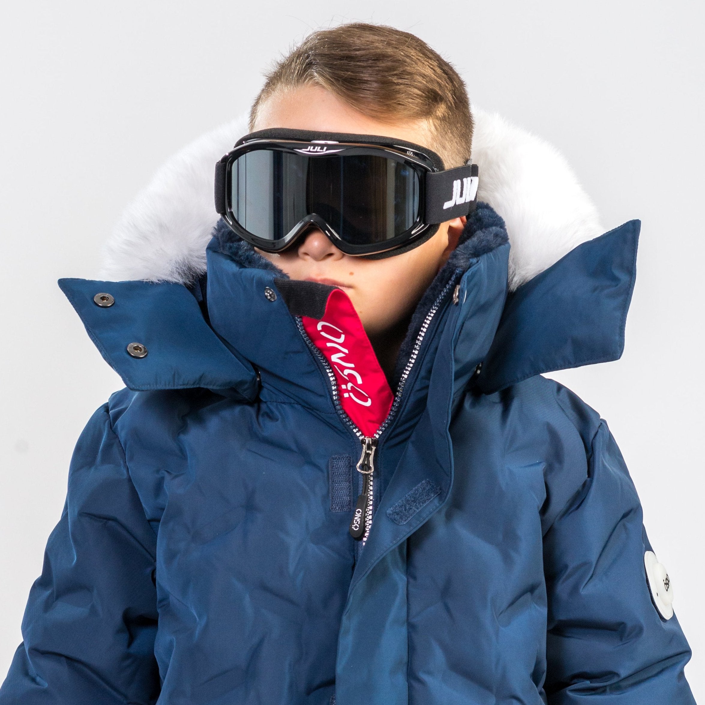 Willy's Luxury boys snowsuit with fur-lined hood by Junior Kids