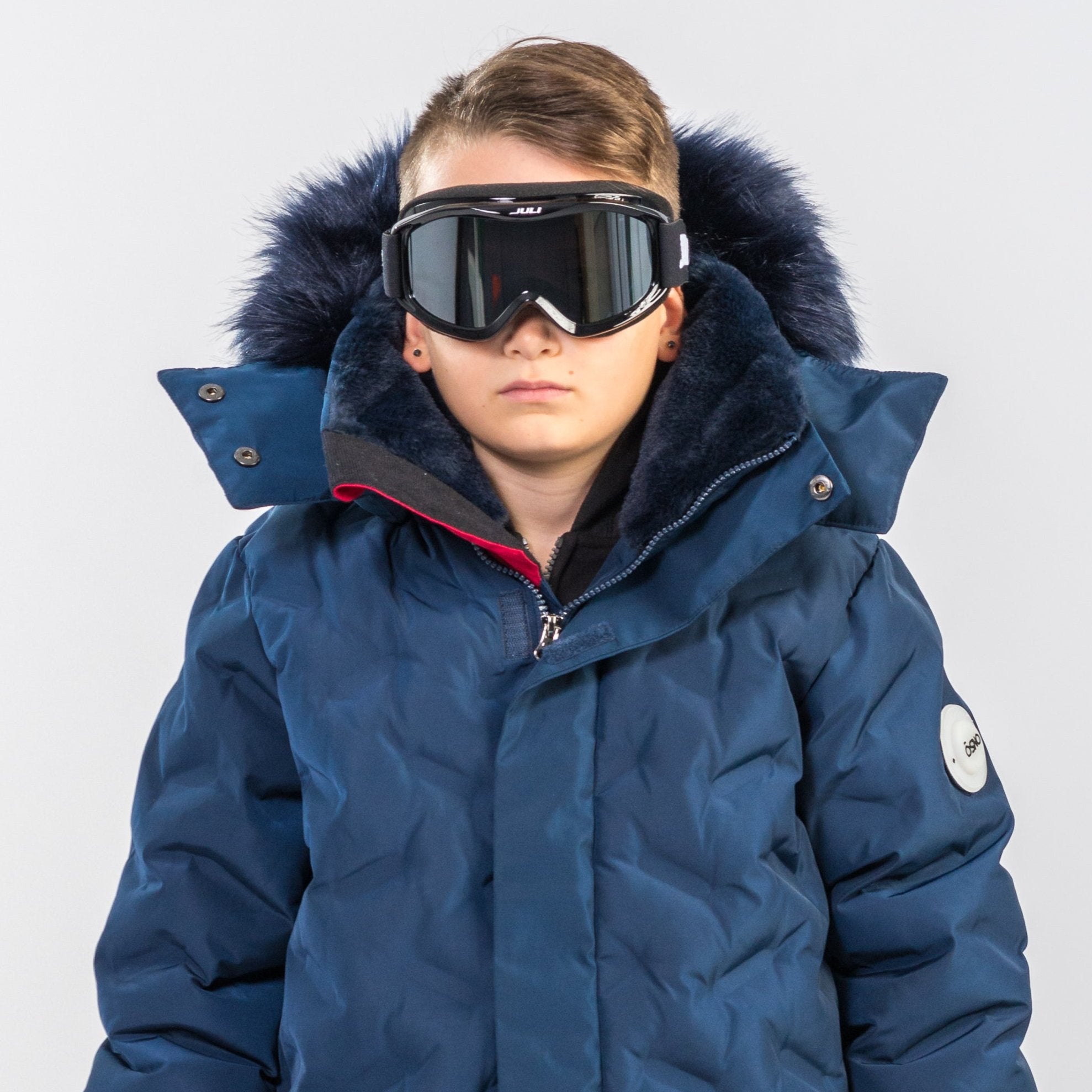 Willy's Luxury boys snowsuit with fur-lined hood by Junior Kids
