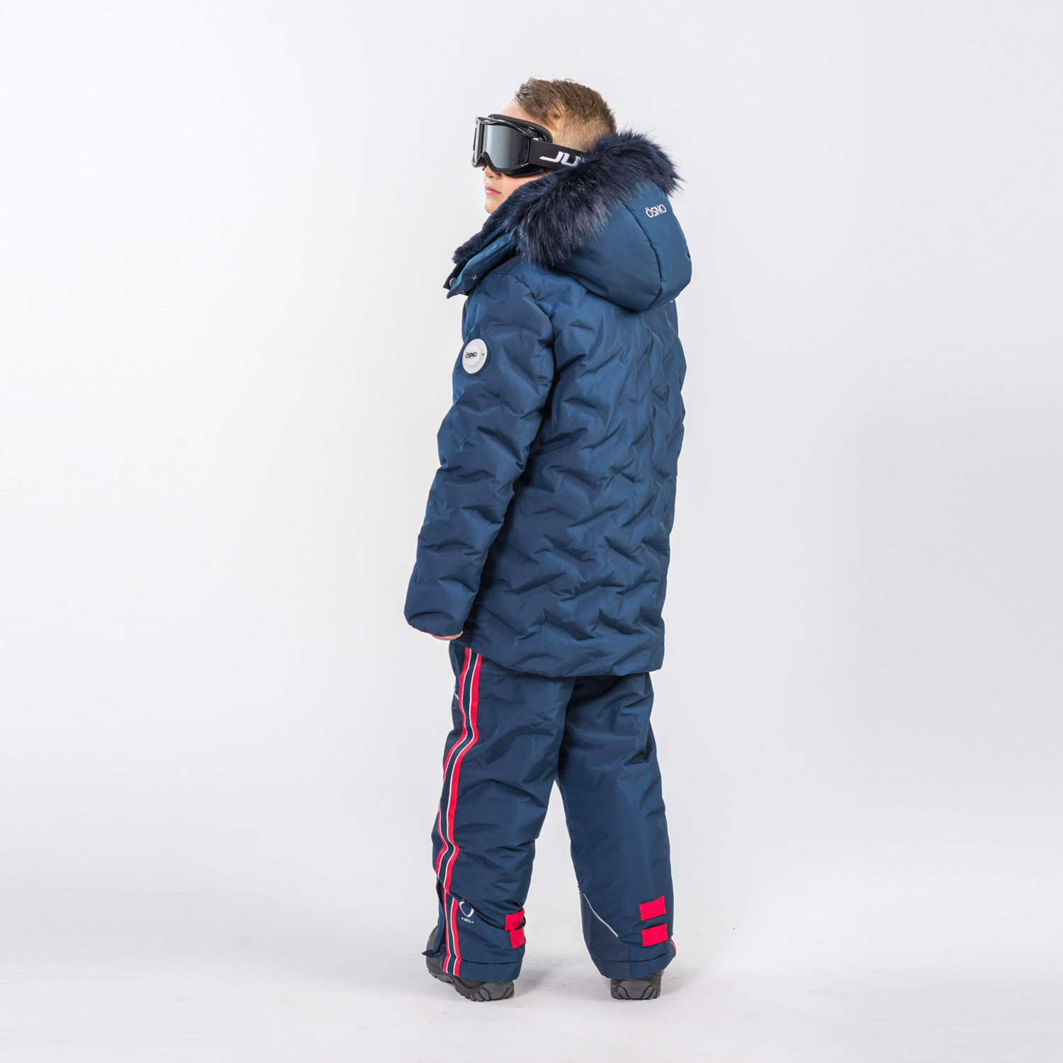Willy's Luxury boys snowsuit with fur-lined hood by Junior Kids
