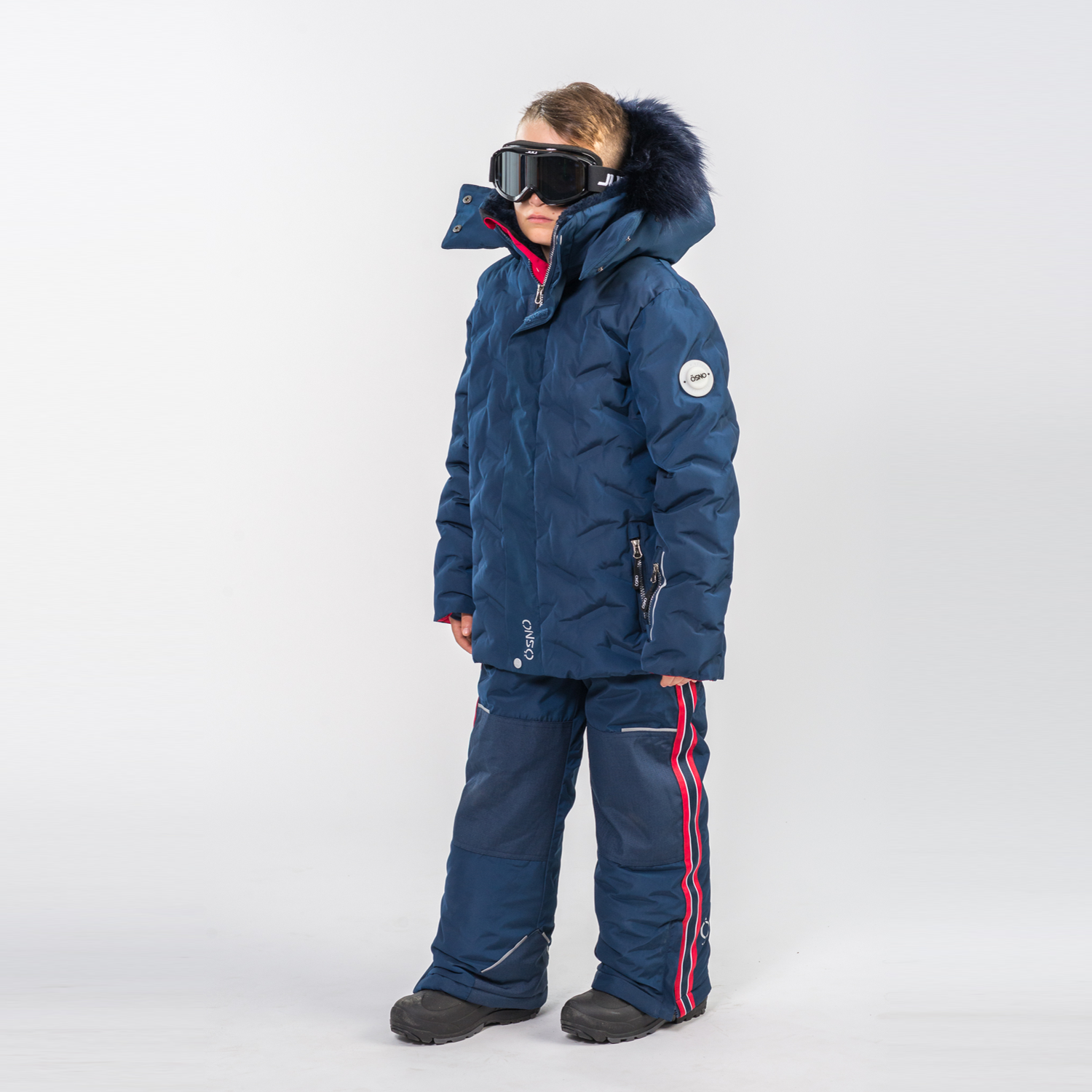Willy's Luxury boys snowsuit with fur-lined hood by Junior Kids