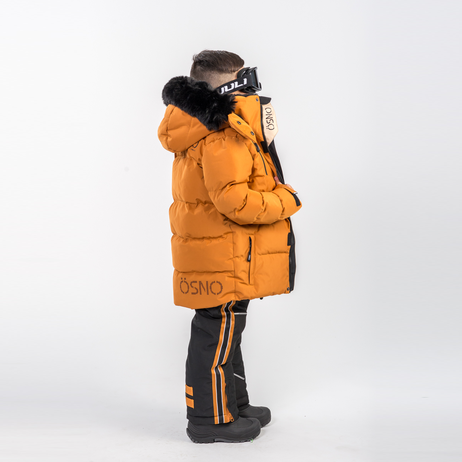 Luca's Luxury boys snowsuit with sleek design by Junior Kids