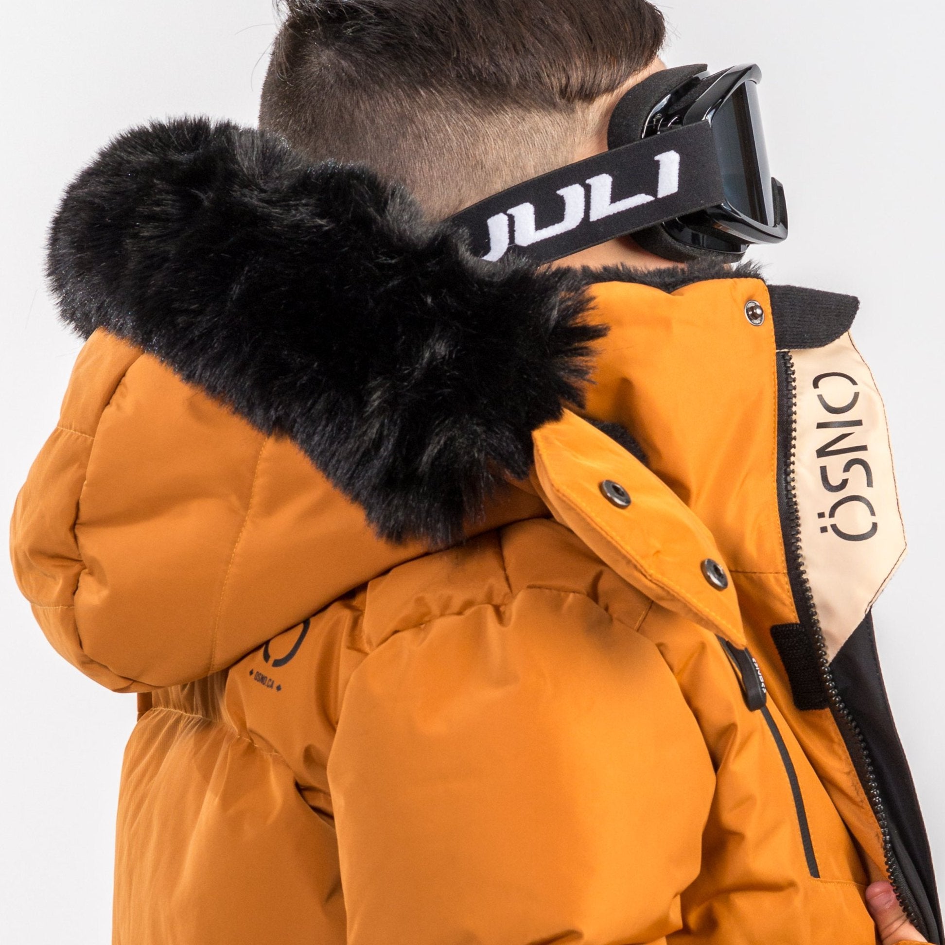 Luca's Luxury boys snowsuit with sleek design by Junior Kids