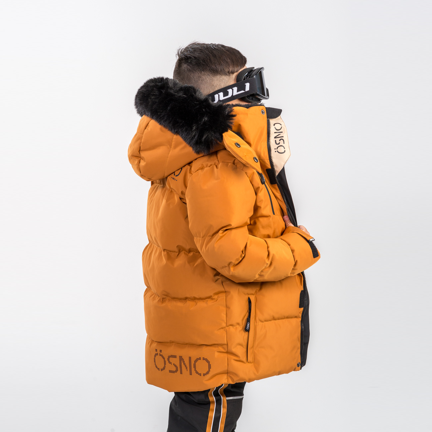 Luca's Luxury boys snowsuit with sleek design by Junior Kids