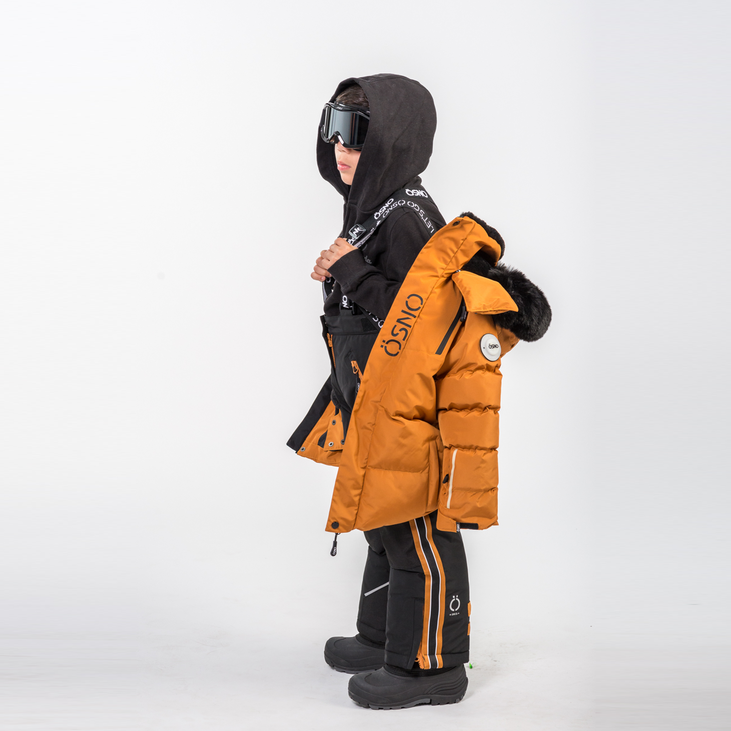 Luca's Luxury boys snowsuit with sleek design by Junior Kids