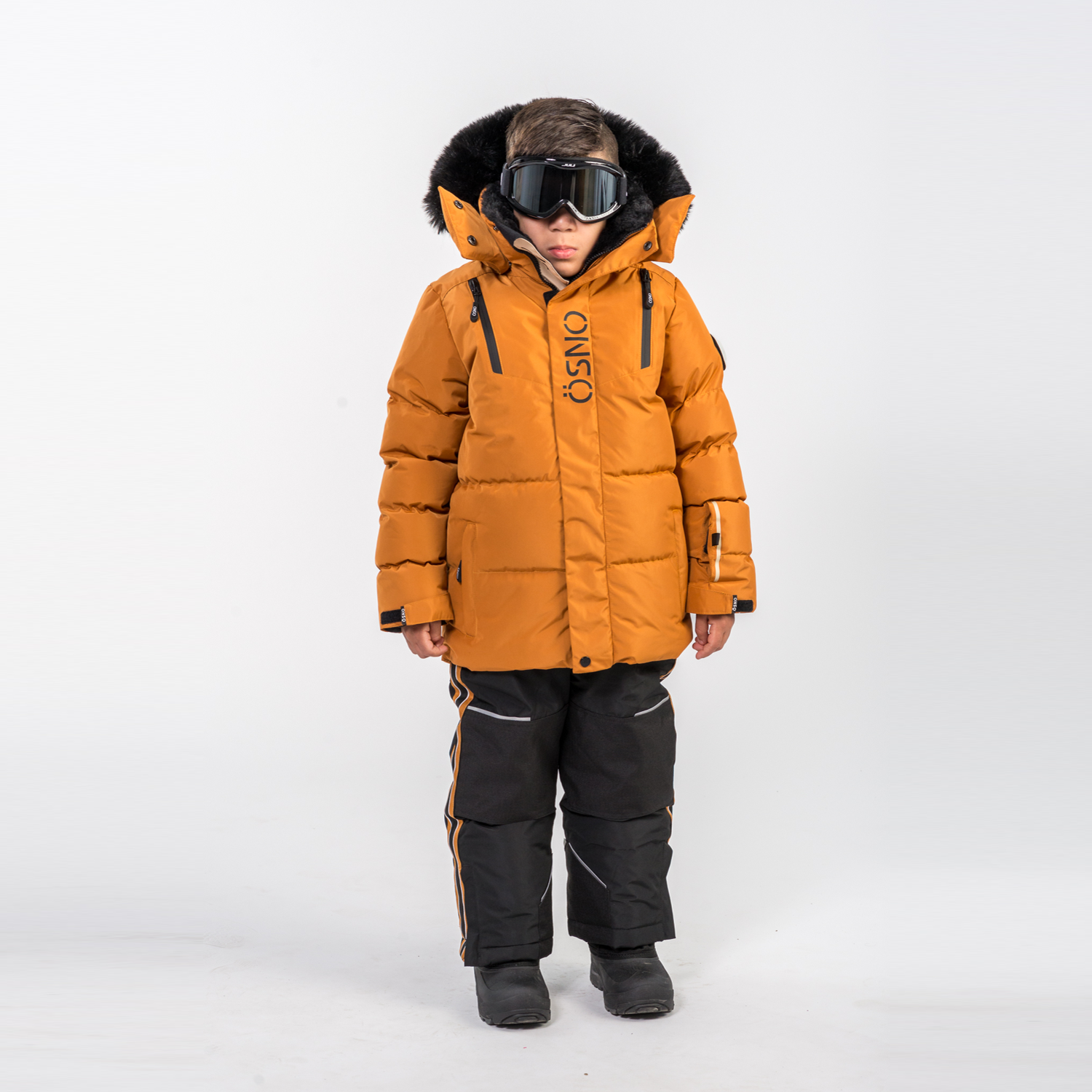 Luca's Luxury boys snowsuit with sleek design by Junior Kids