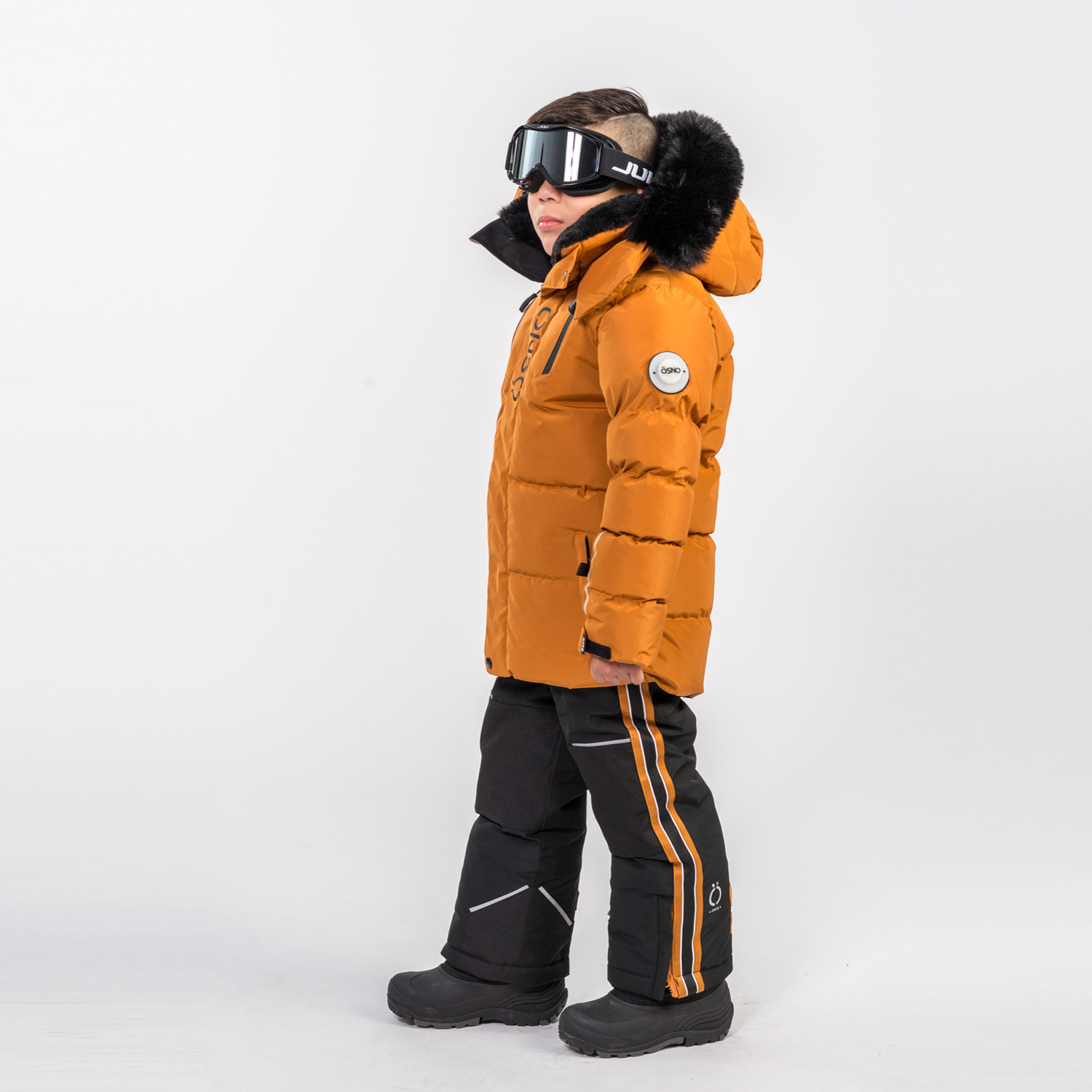 Luca's Luxury boys snowsuit with sleek design by Junior Kids