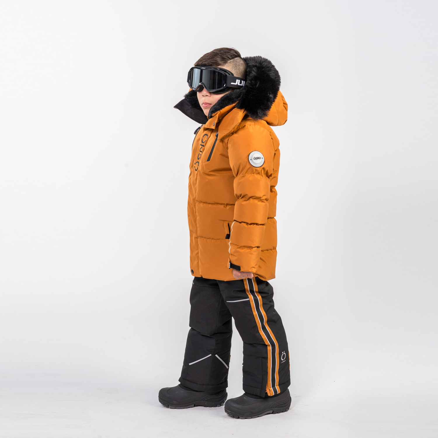 Luca's Luxury boys snowsuit with sleek design by Junior Kids