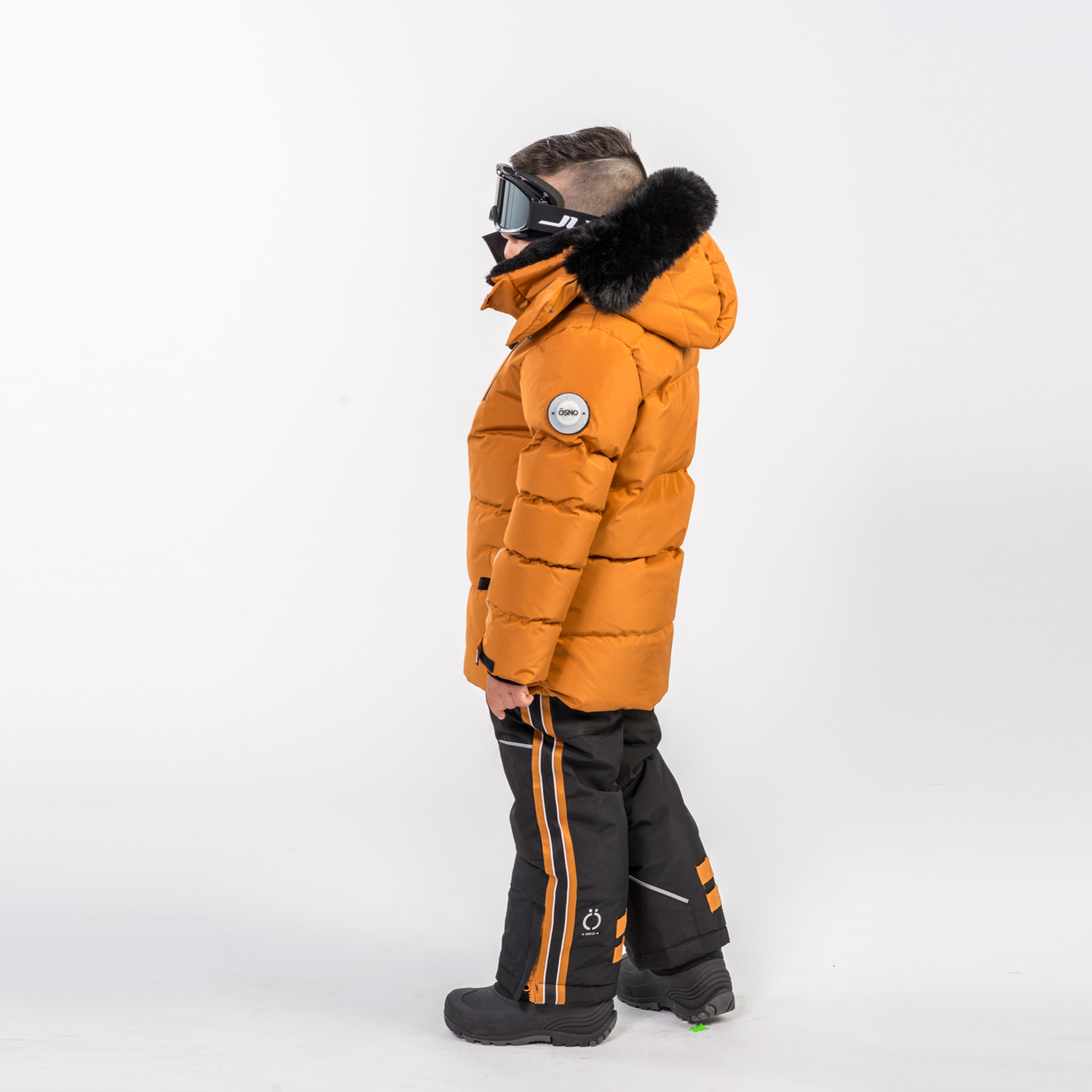 Luca's Luxury boys snowsuit with sleek design by Junior Kids