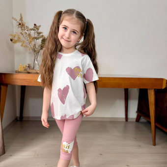 Summer Love Girls Casual Set