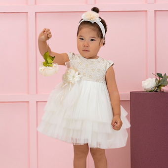 Robe de soirée pour bébé Royal Whispers