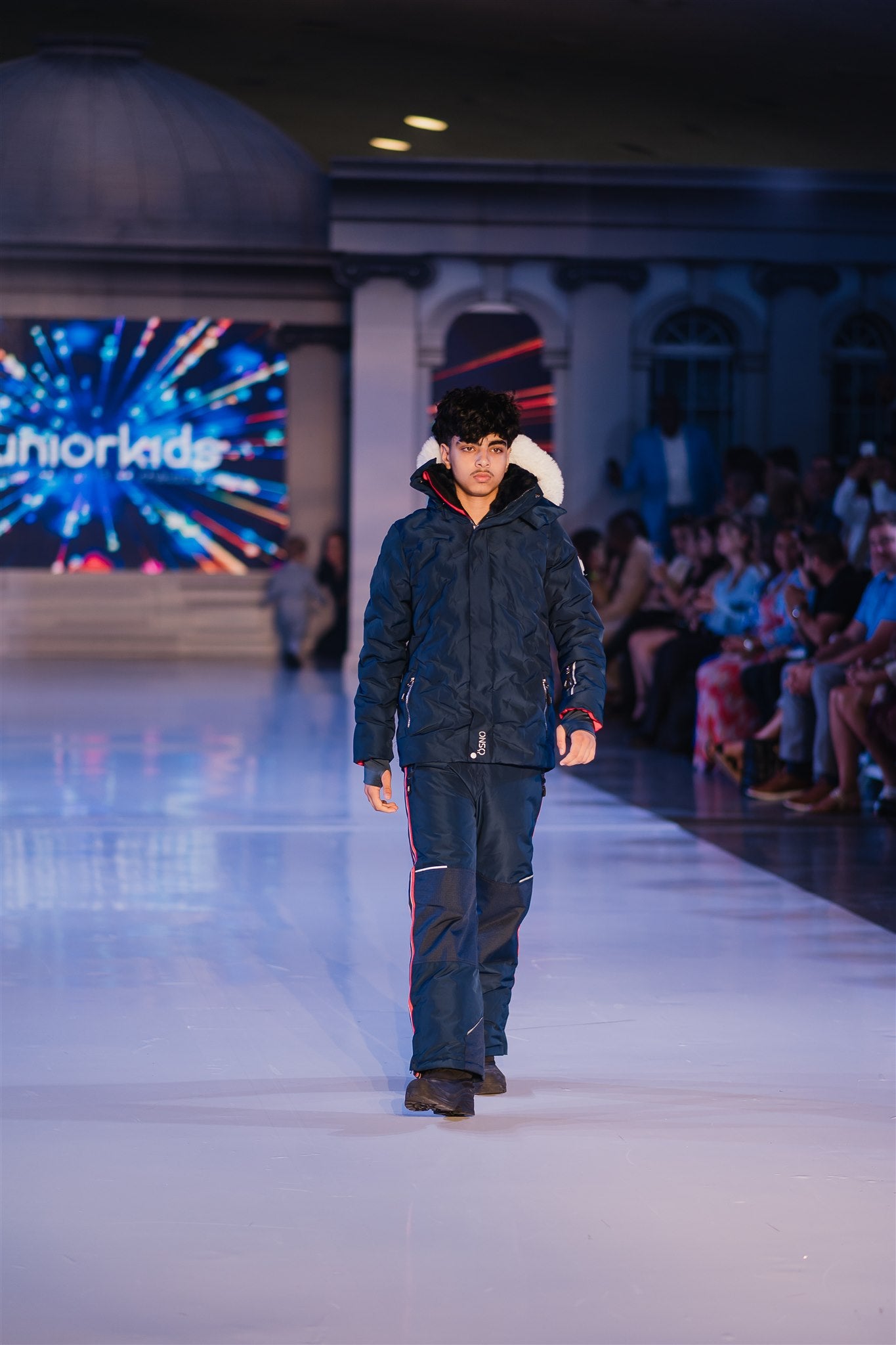 Willy's Luxury boys snowsuit with fur-lined hood by Junior Kids