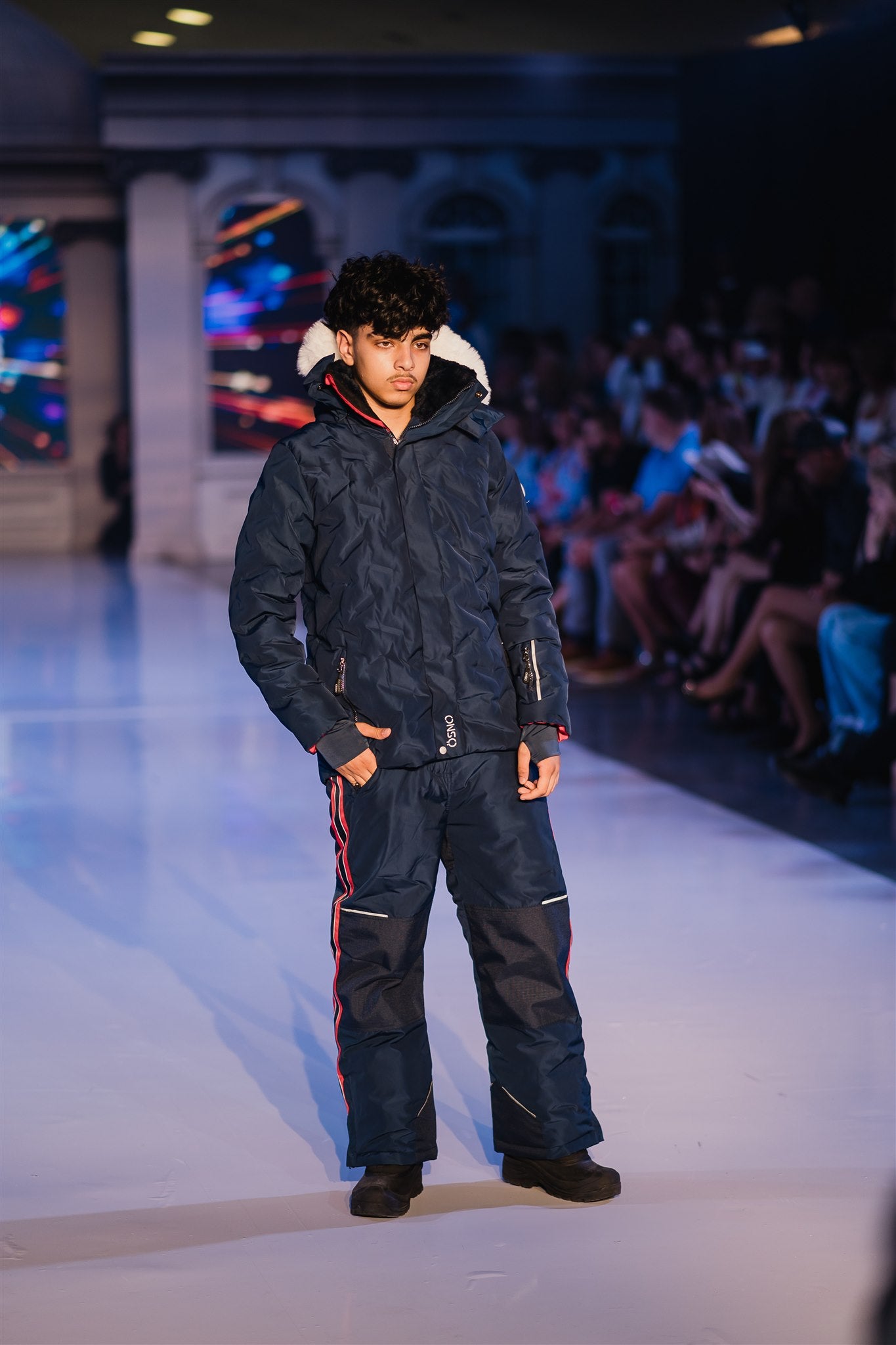 Willy's Luxury boys snowsuit with fur-lined hood by Junior Kids