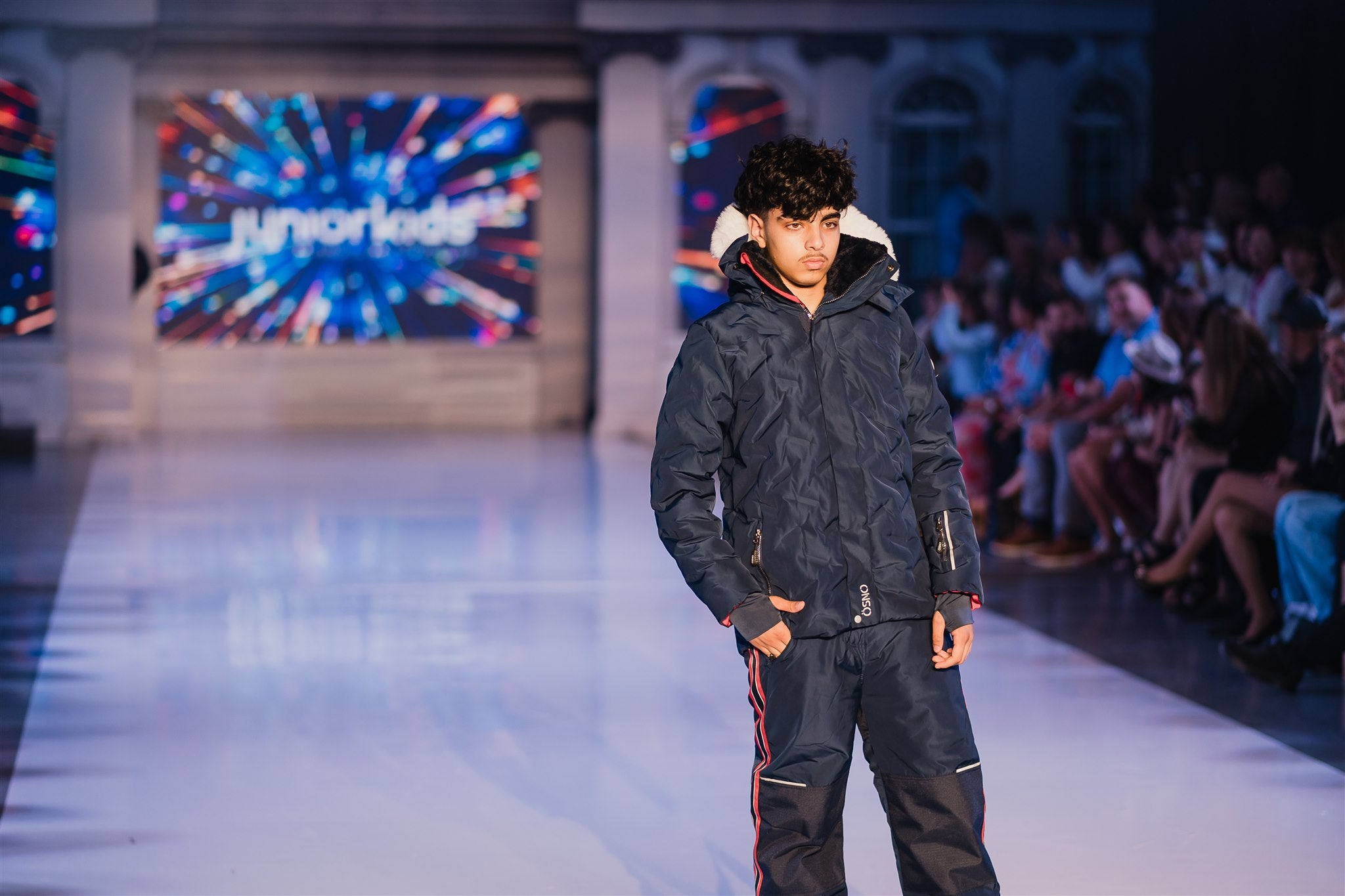 Willy's Luxury boys snowsuit with fur-lined hood by Junior Kids