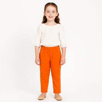 Oh My Orange Girls Casual Set