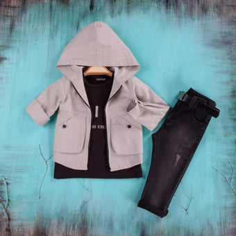 Ensemble décontracté pour bébés rap garçons