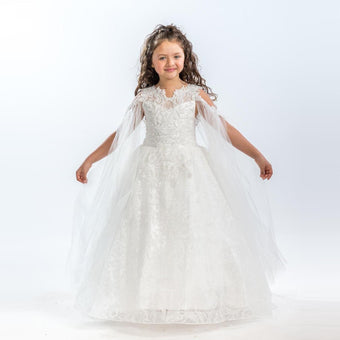 Robe de soirée éblouissante pour filles duchesse