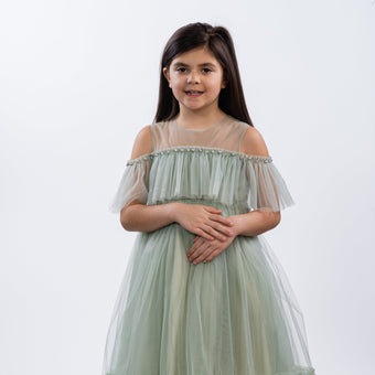 Tiana Princess Girls' White Dress