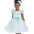 Robe formelle de filles de papillon de menthe