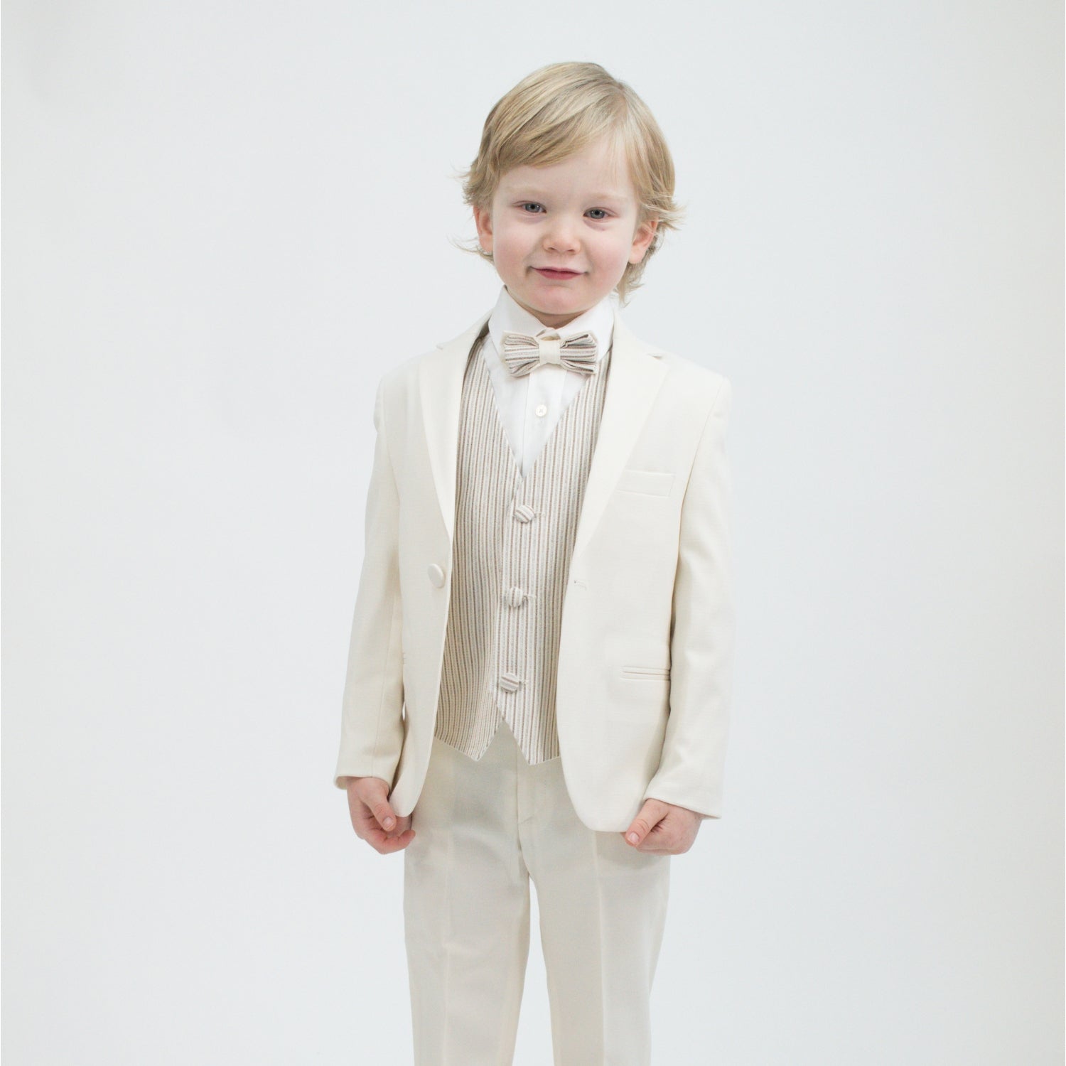 Off-White Tuscany Dream Formal Boys Suit for Baby Baptism – JuniorKids Canada
