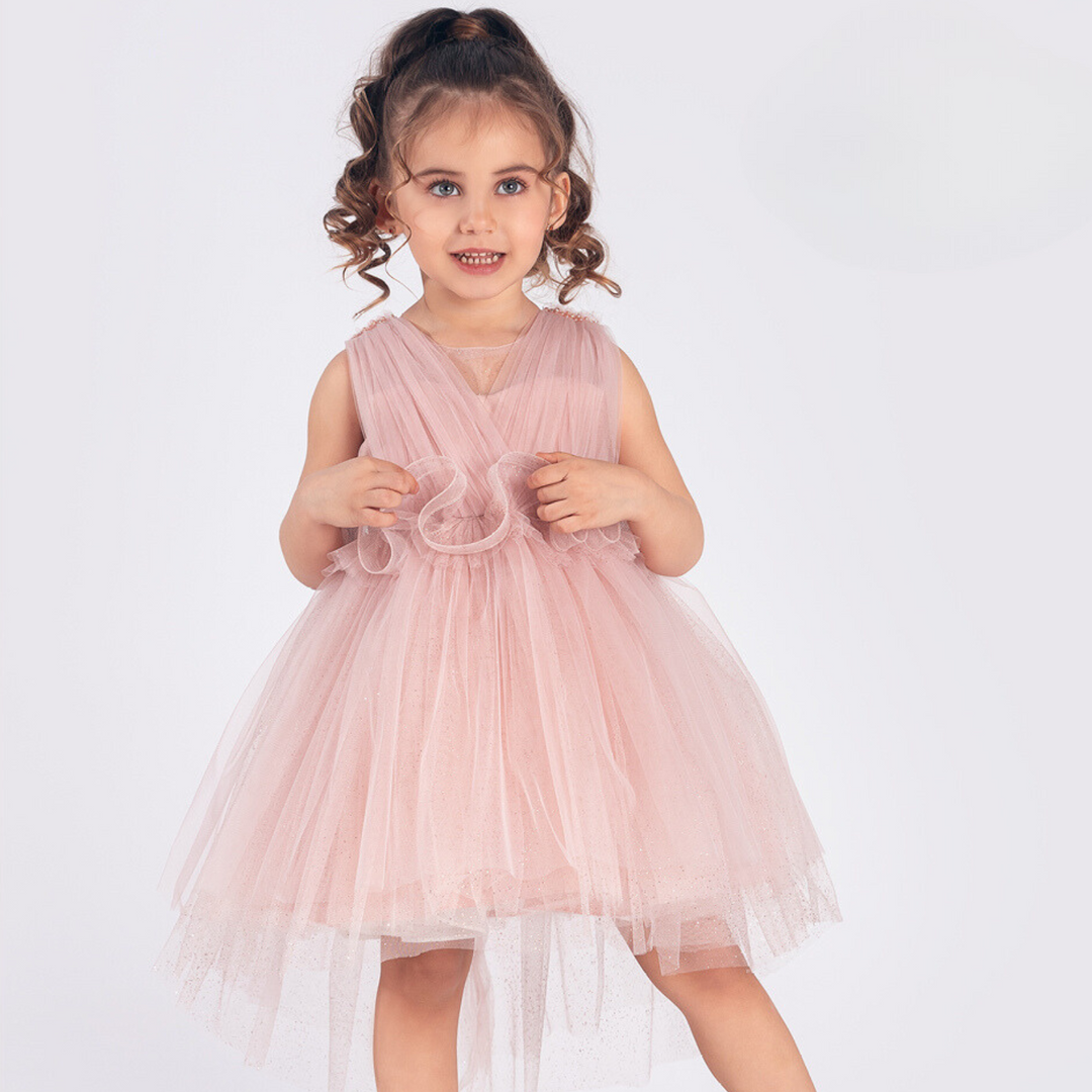 Robe formelle pour filles étoiles scintillantes