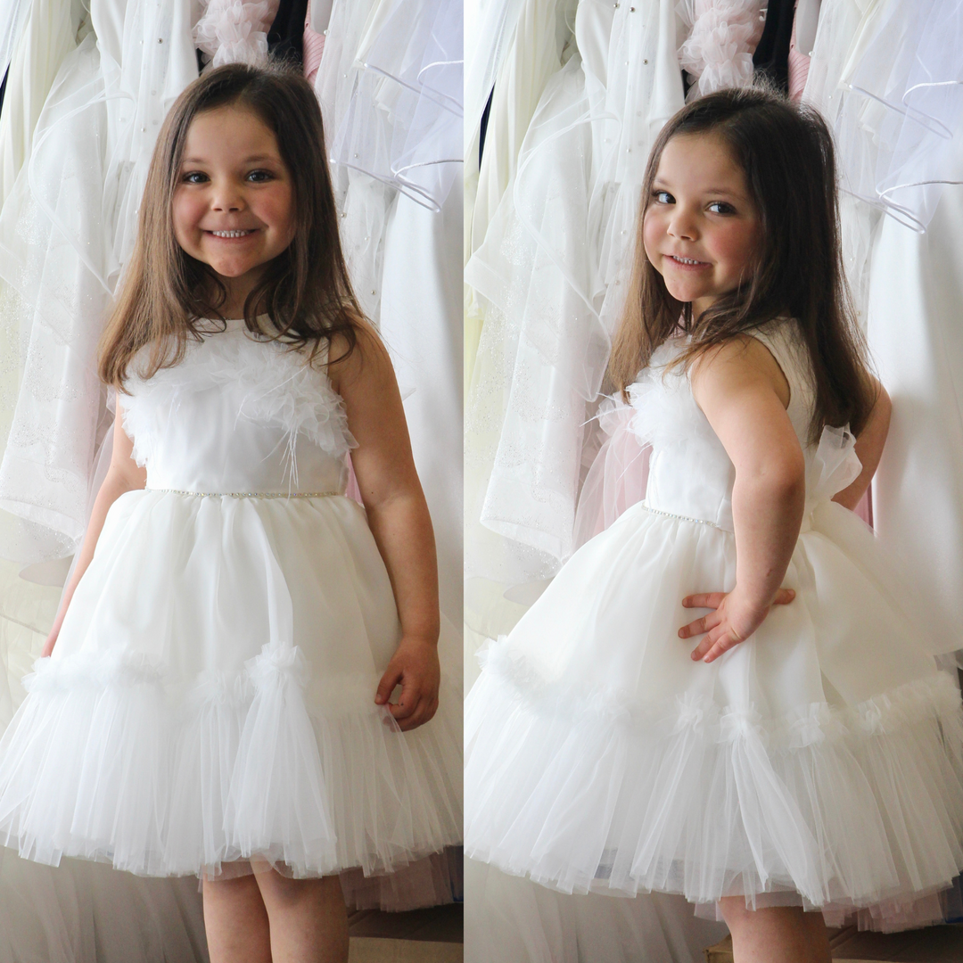 Petite Petal Girls Formal Dress