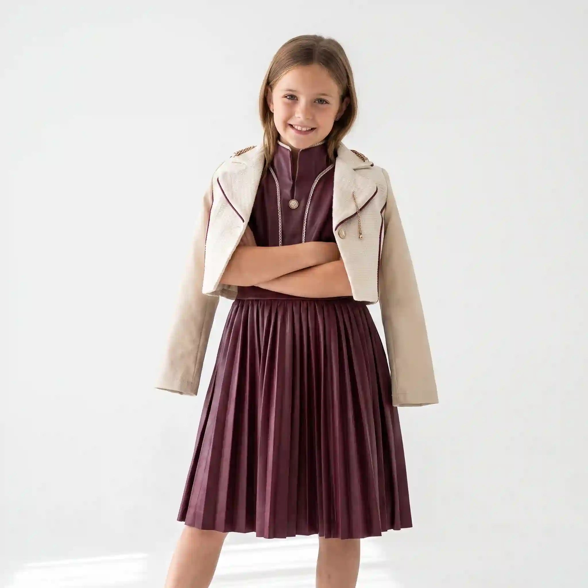 Robe de soirée pour filles, orchidée blush