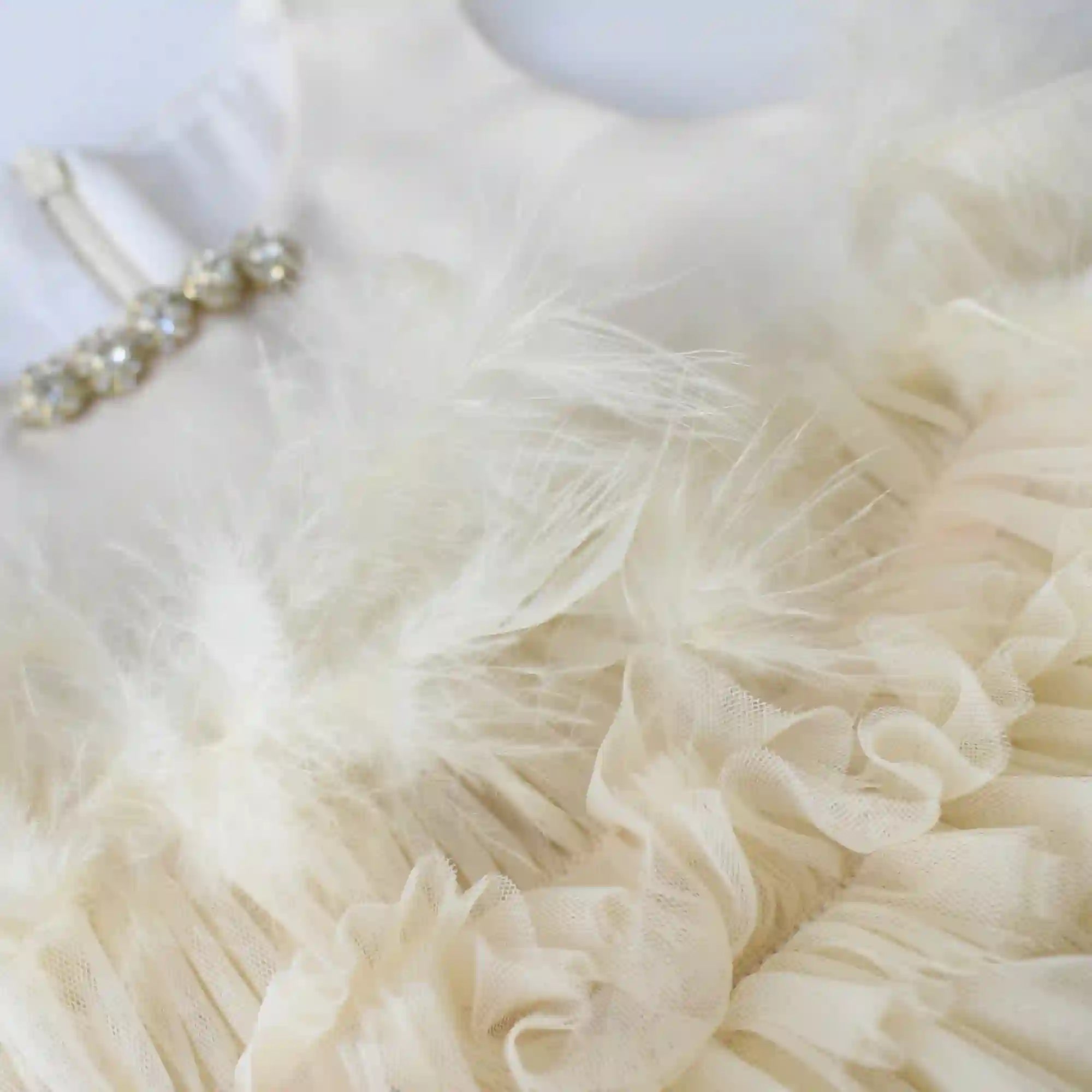 Robe Frida à plumes pour fille