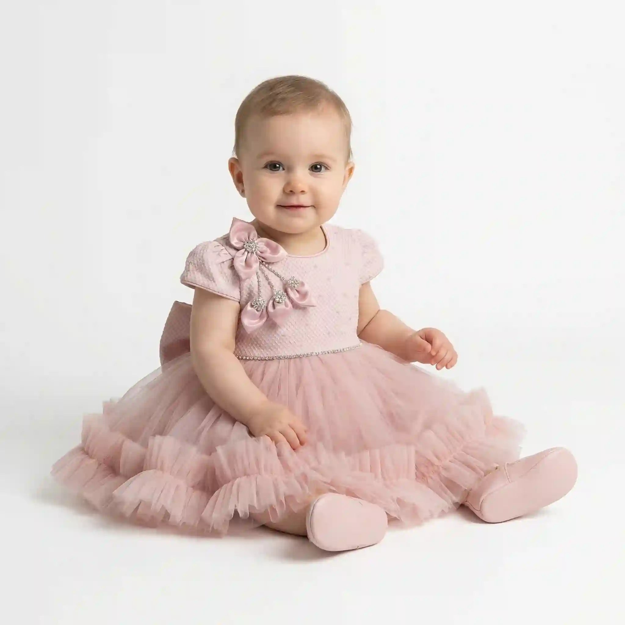 Robe de bébé tendance en tulle