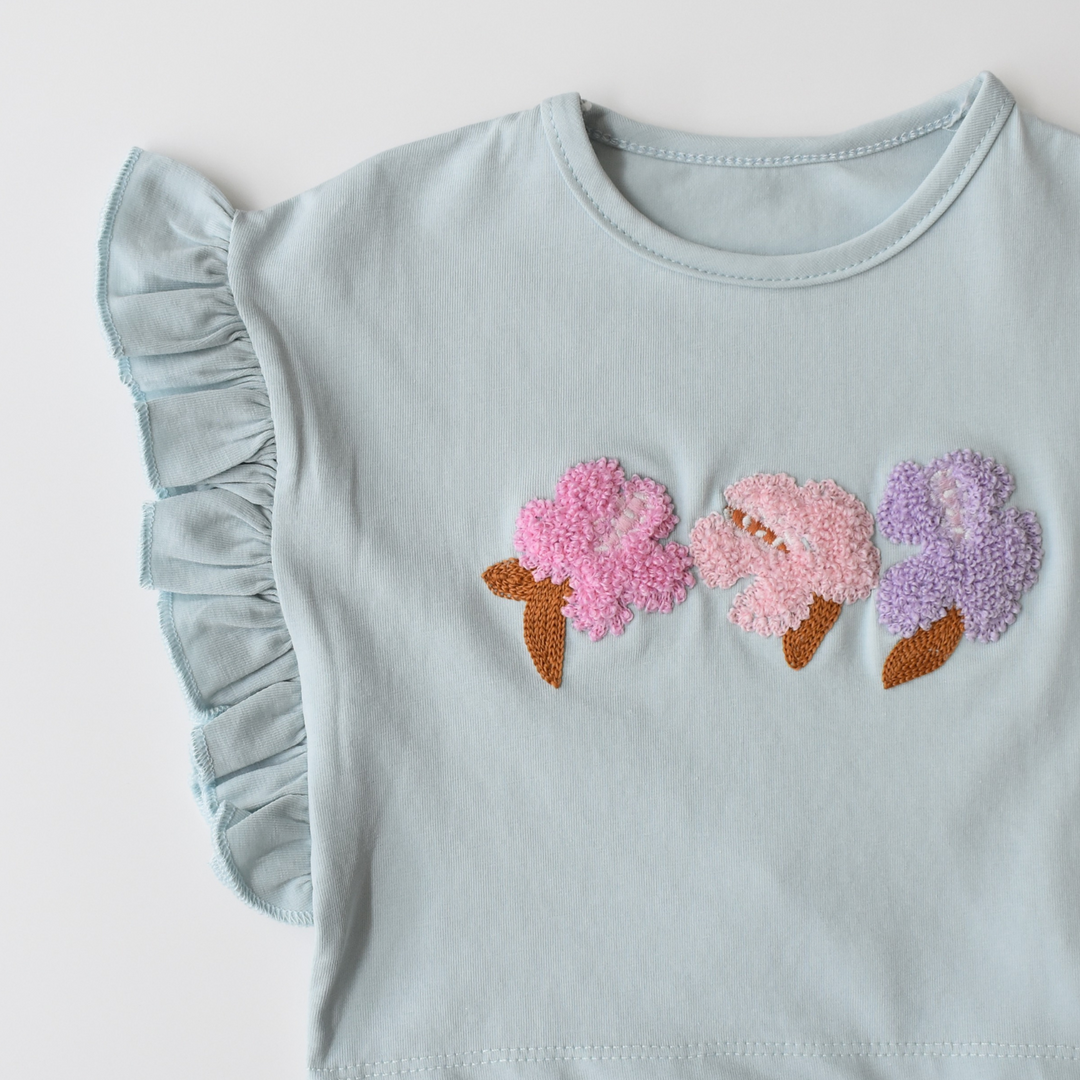 Summer Bloom Girls Casual Set