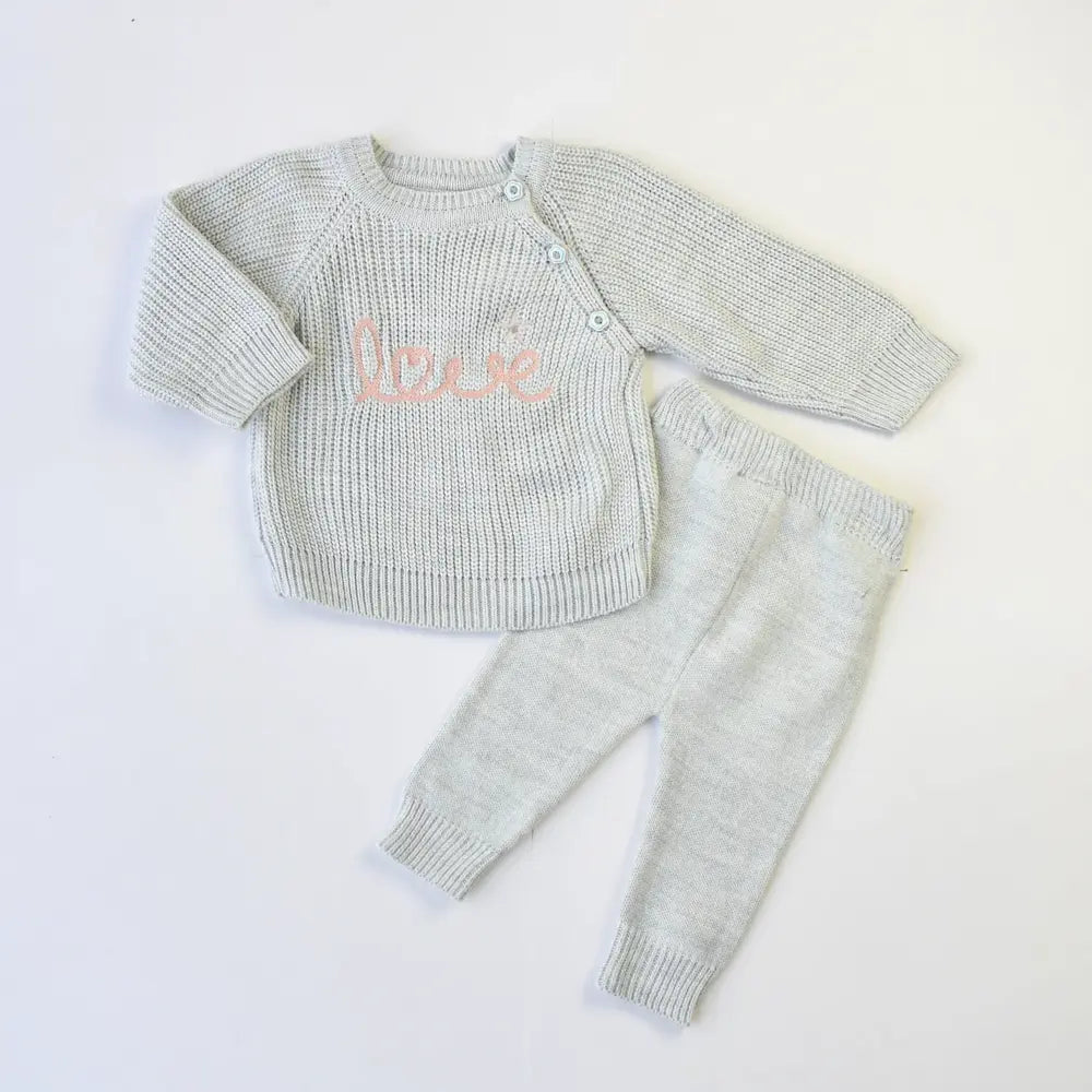 Ensemble tricot bébé Star Love