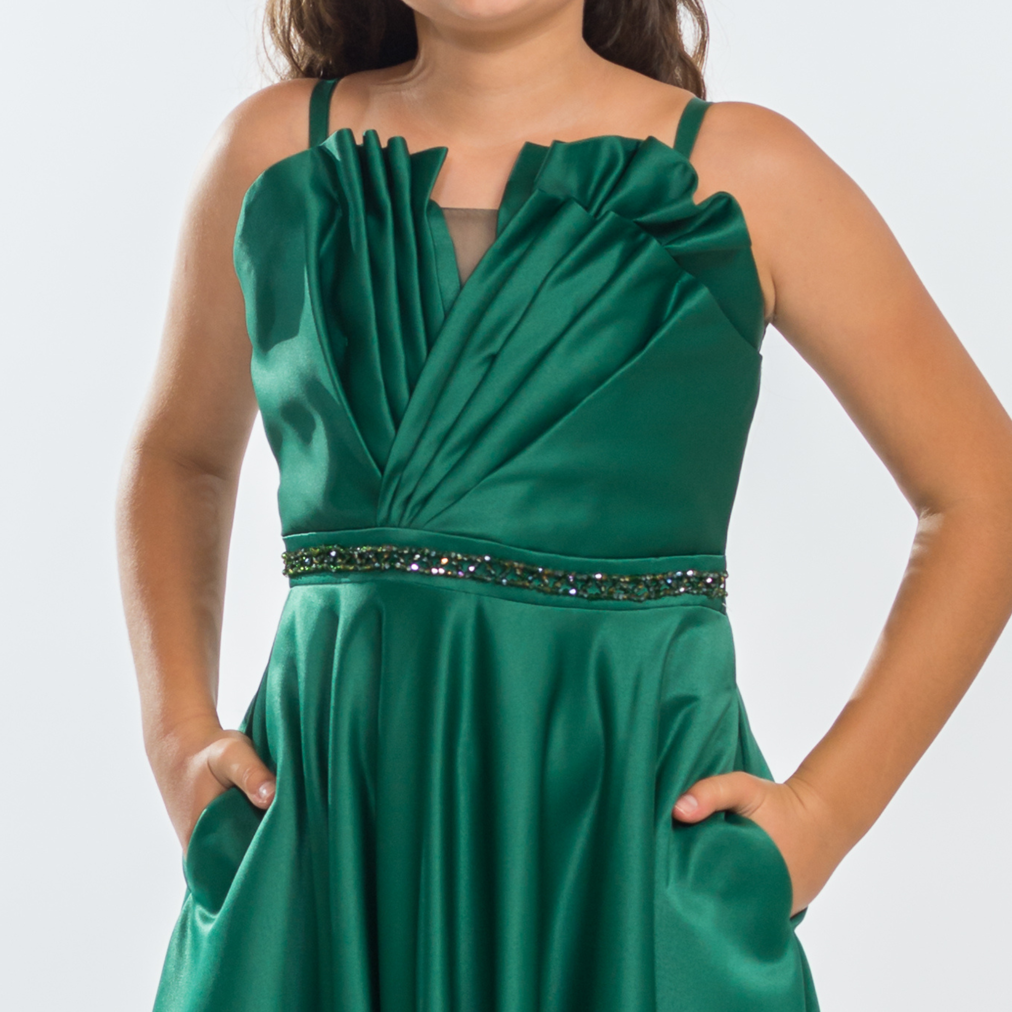 Miss Feminine Teen Formal Dress: Satin | Junior Kids Miss Feminine Teen Formal Dress: Satin | Junior Kids