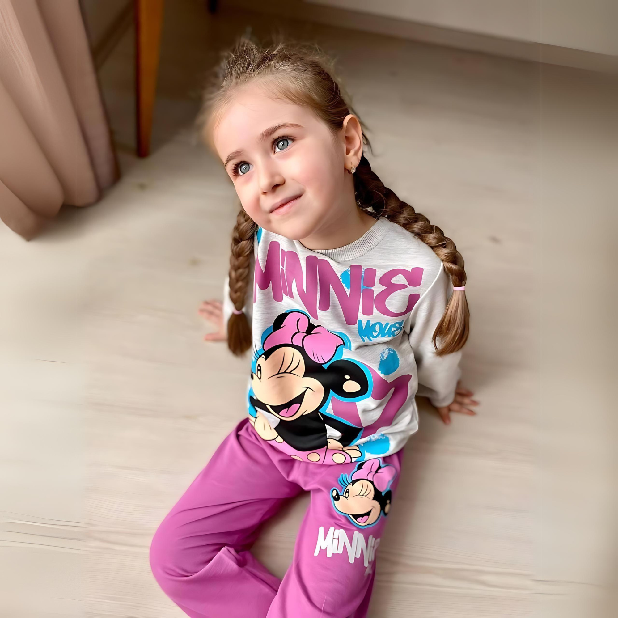 Stylish Girls Cotton Set Fun Relaxation JuniorKids Fushia 9 10