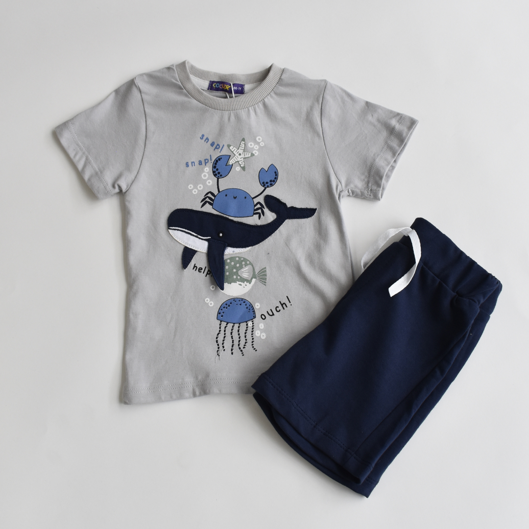 Ensemble court Whale Up pour garçons