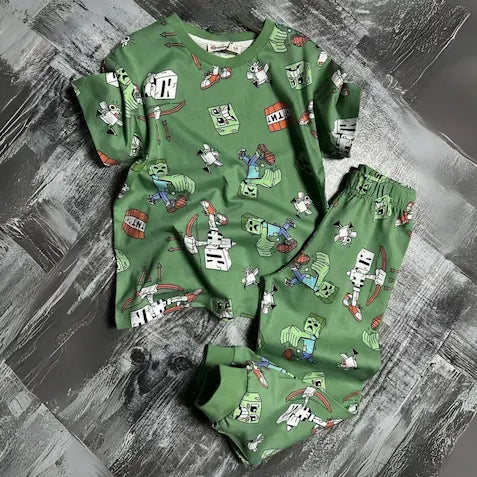 Ensemble pyjama Pixel Adventure pour garçon