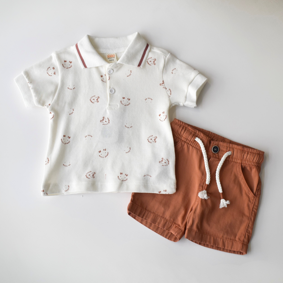 Ensemble short décontracté Happy Henry