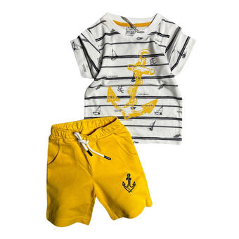 All Aboard Boys Shorts Set