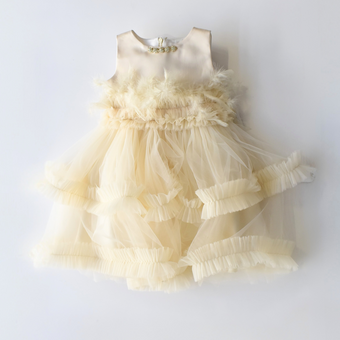 Feather Frida Girls Dress