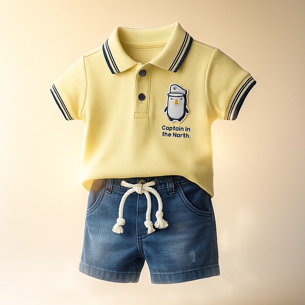 Penguin Polo Casual Short Set