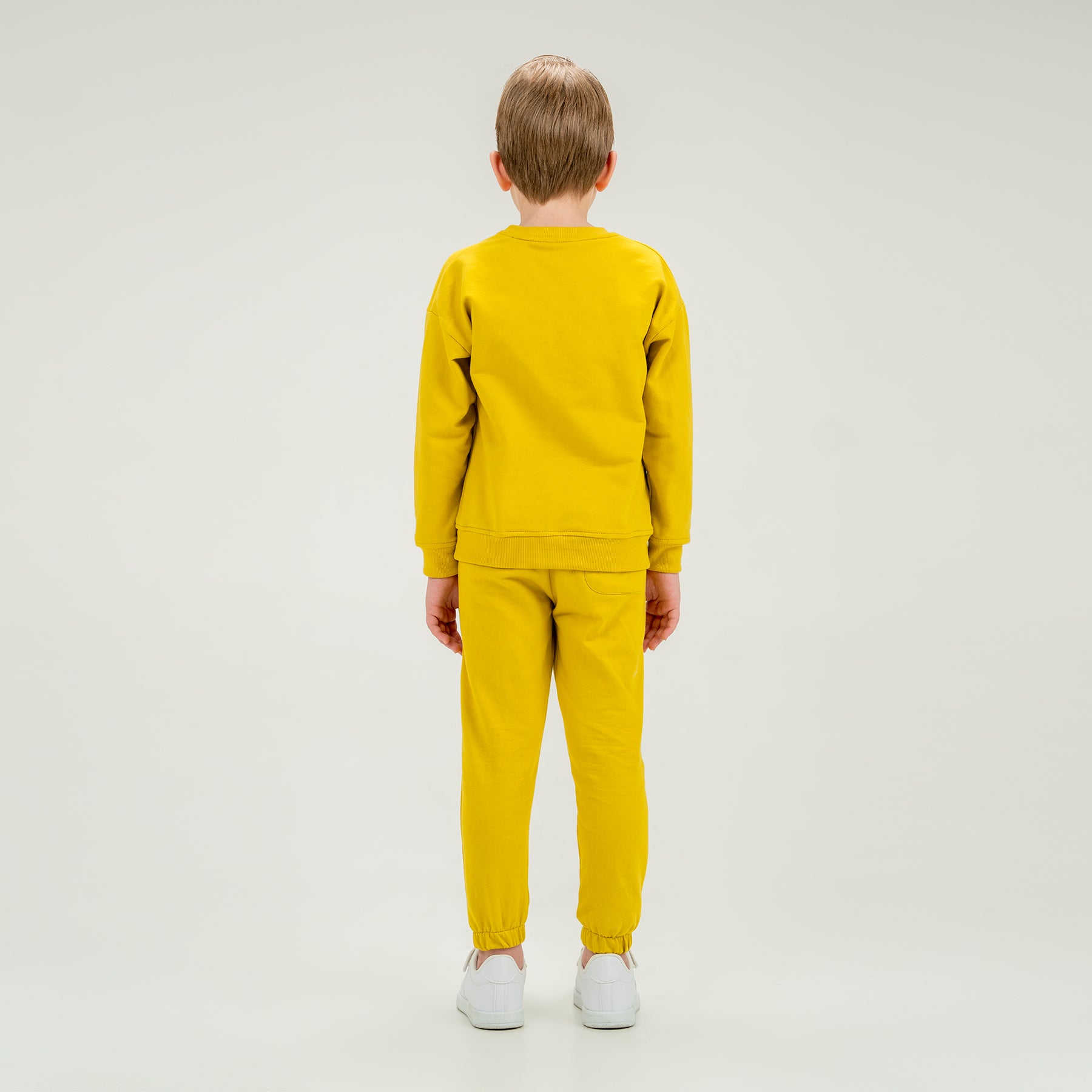 Peter England Kids Joggers, Yellow Jogger Pants for Boys at