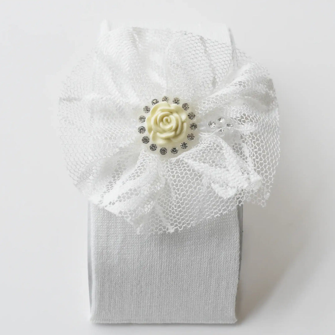 Baby White Rose Set