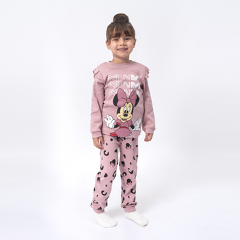 Mini Minnie Girls Cotton Pyjamas