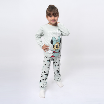 Mini Minnie Girls Cotton Pyjamas