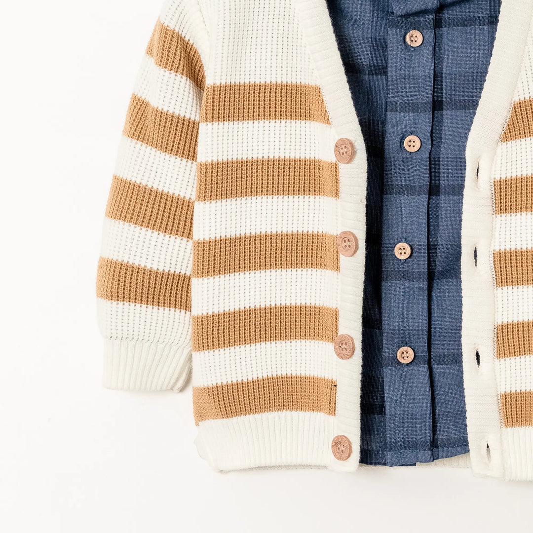 Ensemble pull et jean cool pour grand-père