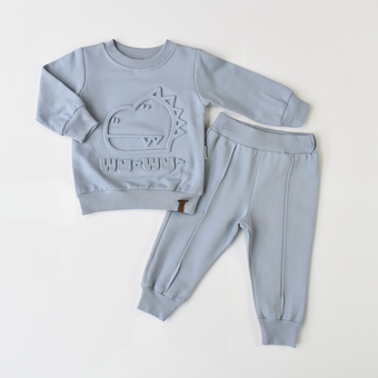 Dino Boys Cotton Joggers Set