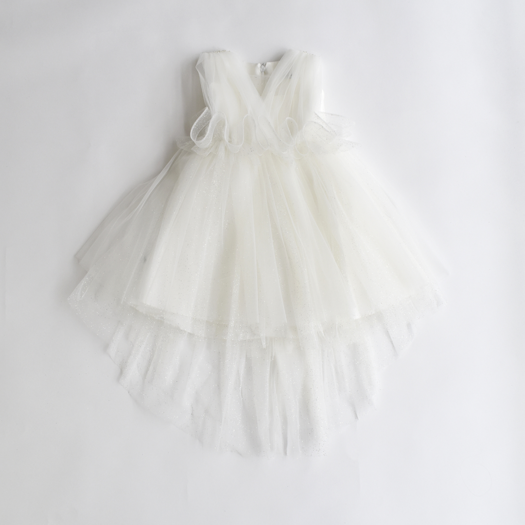 Robe formelle pour filles étoiles scintillantes