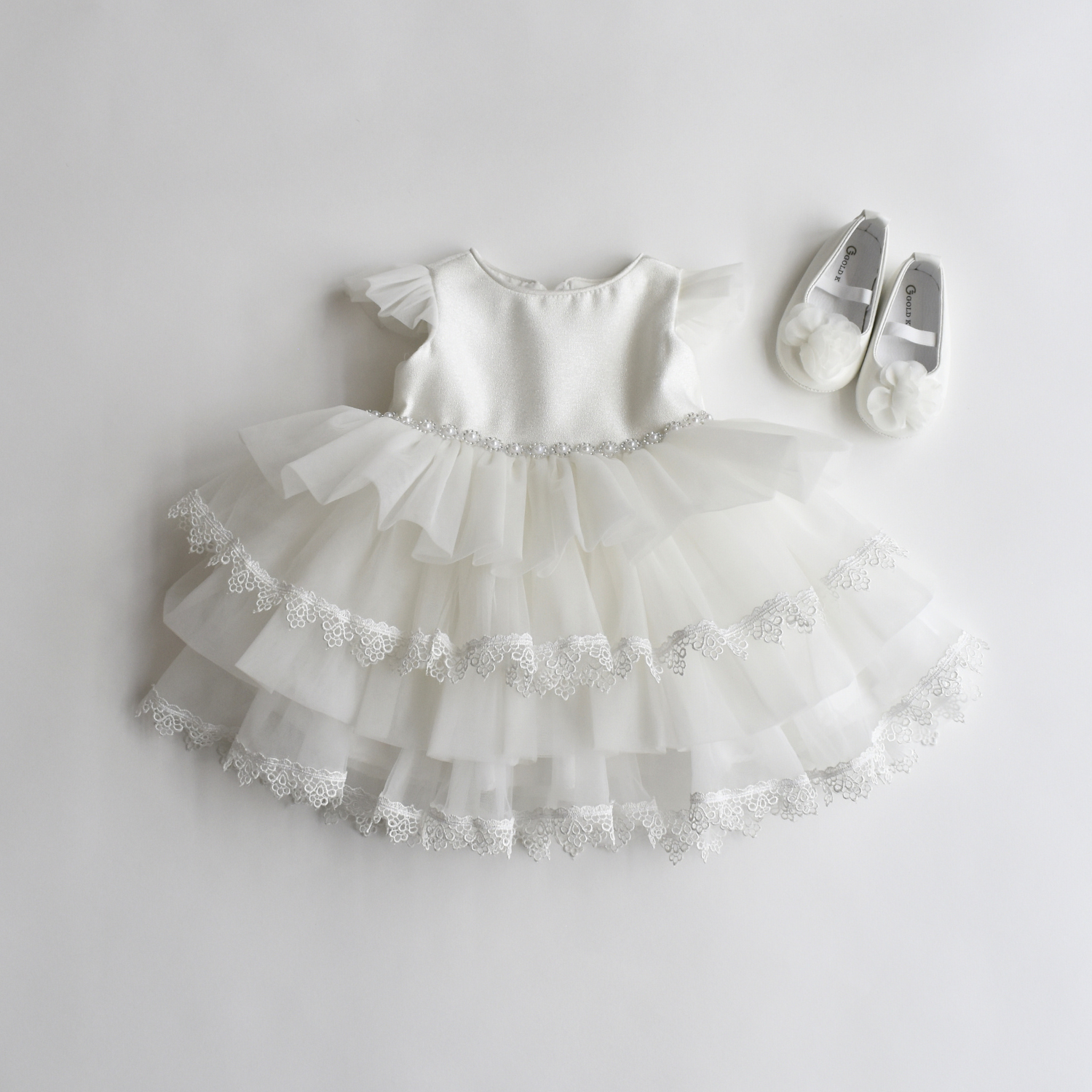 Baby Eva's Frilly Dress