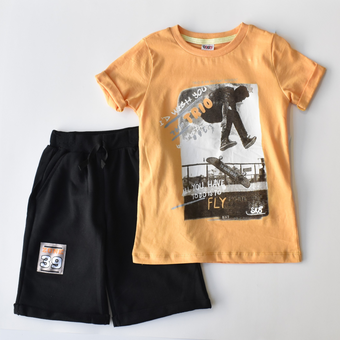 Skater Boy Casual Short Set