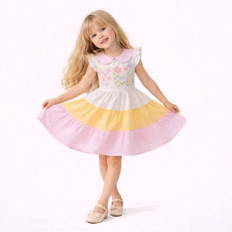 Pastel Garden Casual Dress