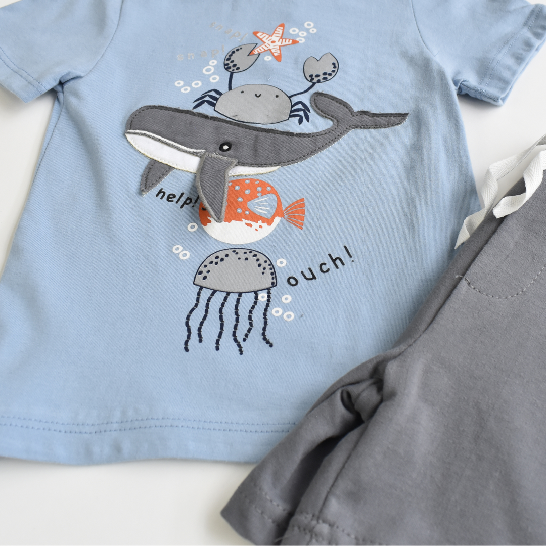 Ensemble court Whale Up pour garçons