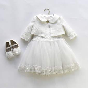 Robe et veste formelles pour bébé Noble